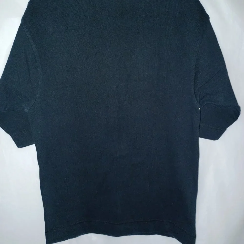 NIKE AIR WOMEN'S 100% COTTON BLACK HEAVY WEIGHT T SHIRT - Picture 7 of 10